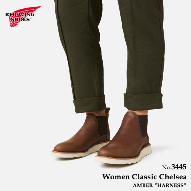 レッドウィング REDWING 3445 レディース CLASSIC CHELSEA ブラウン サイドゴア クラシック チェルシー ブーツ レッドウイング