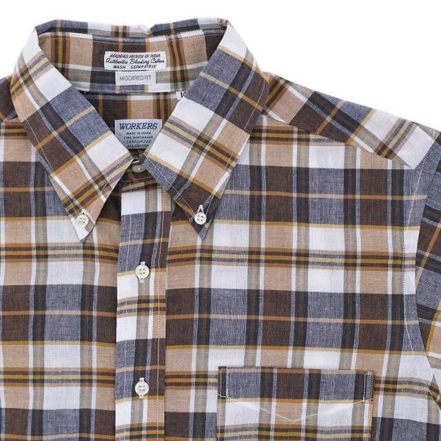 WORKERS/ワーカーズ ShortSleeveBD Madrasの通販｜Freeport 上野