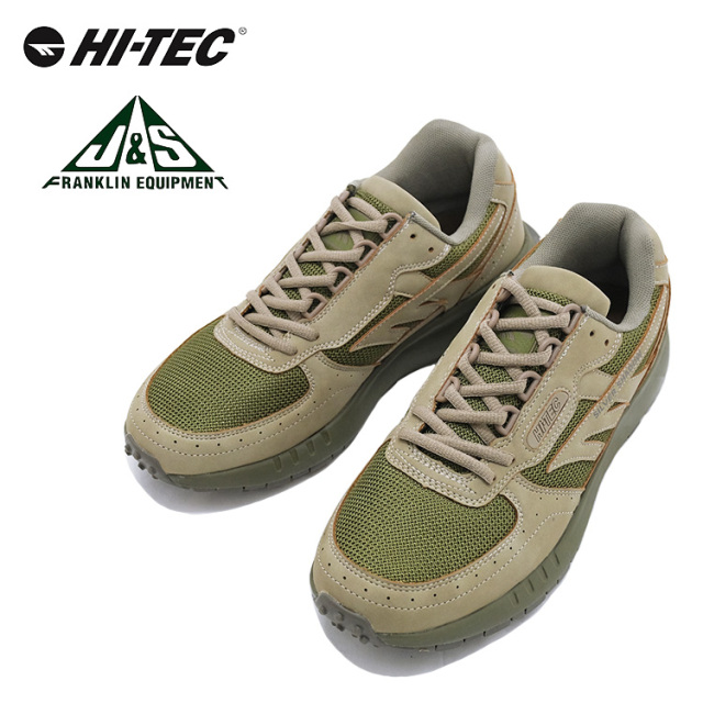 J&S FRANKLIN EQUIPMENT×HI-TEC Military Training Shoes SILVER SHADOW シルバーシャドウ ミリタリー スニーカー メンズ 〔FL〕