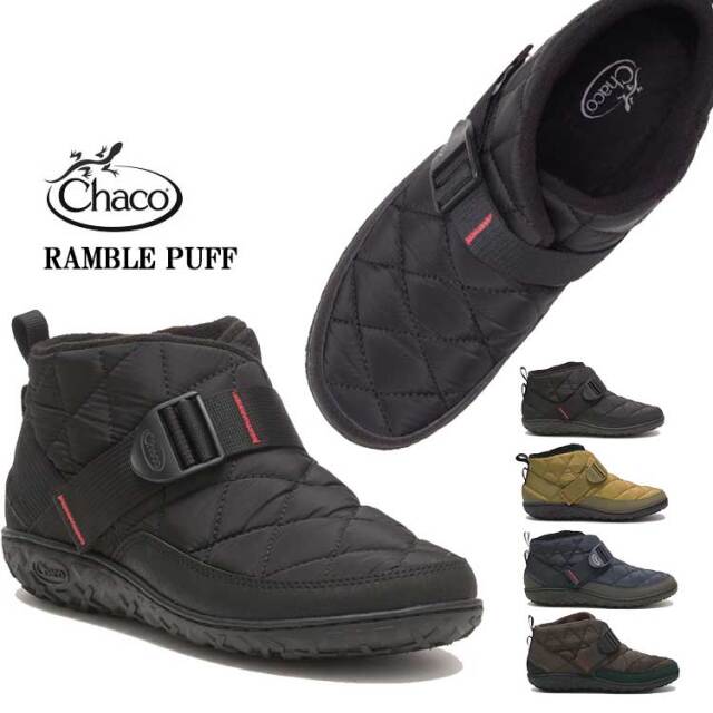 チャコ ランブル パフ メンズ シューズ ブーツ シューズ アウトドア ブラック カーキ ネイビー ブラウン 7 8 9 10 25cm 26cm 27cm 28cm CHACO RAMBLE PUFF