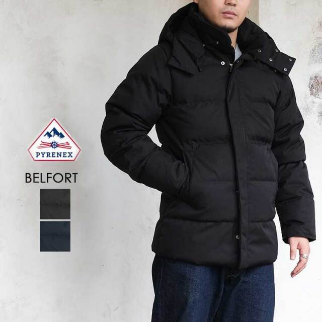 ピレネックス PYRENEX ダウンジャケット BELFRT ベルフォール メンズ HMU036 HMY030 ダウン ジャケット ブラック ネイビー S M L XL