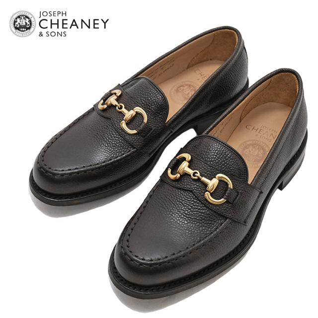 【お手入れ用クリームプレゼント中♪】 Joseph Cheaney ジョセフチーニー HARVEY ハーヴェイ Walnut Grain ウォルナット グレイン ビットローファー コインローファー 牛革 英国製 〔FL〕