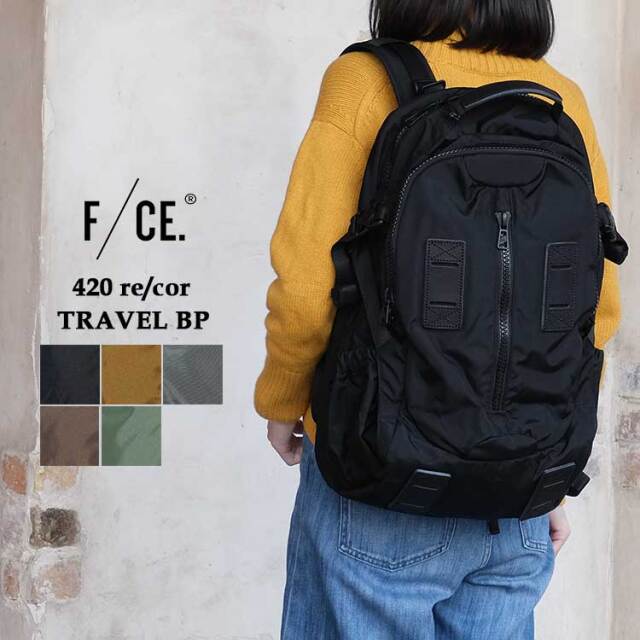 エフシーイー F／CE. リュック 420 re／cor トラベル バックパック 420 re／cor TRAVEL BP FCD30242B0001 メンズ レディース ブラック コヨーテ グレー ブラウン グリーン