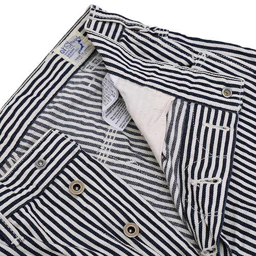 楽天市場】【orslow】 HICKORY STRIPE PAINTER PANTS One Wash