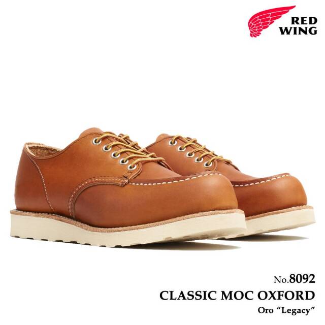 レッドウィング REDWING 8092 クラシックモック オックスフォード オロ「レガシー」 モックトゥシューズ