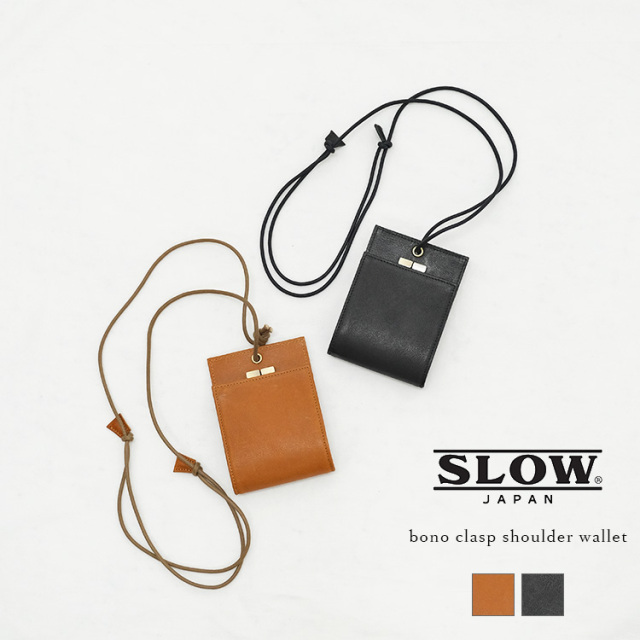 クーポン対象外＞<br>SLOW スロウ bono clasp shoulder wallet