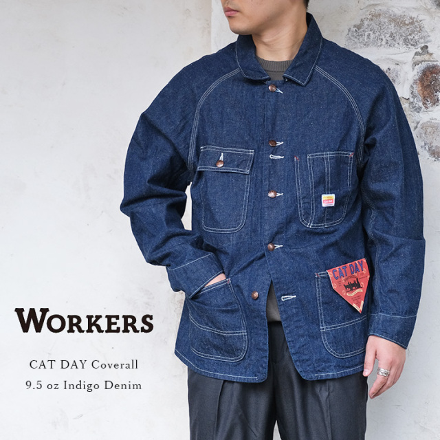 Workers ワーカーズ CAT DAY Coverall キャットデイ