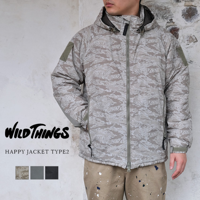 WILD THINGS ワイルドシングス HAPPY JACKET TYPE2 ハッピージャケット タイプ2 WT24102SN クライマシールドコンバット メンズ 〔FL〕