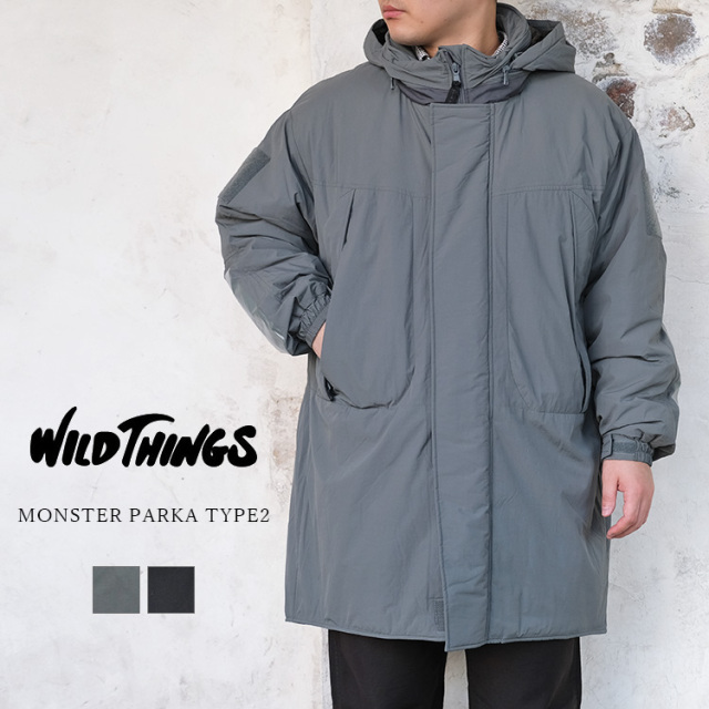WILD THINGS ワイルドシングス MONSTER PARKA TYPE2 モンスターパーカー タイプ2 WT25101SK クライマシールドコンバット メンズ 〔FL〕