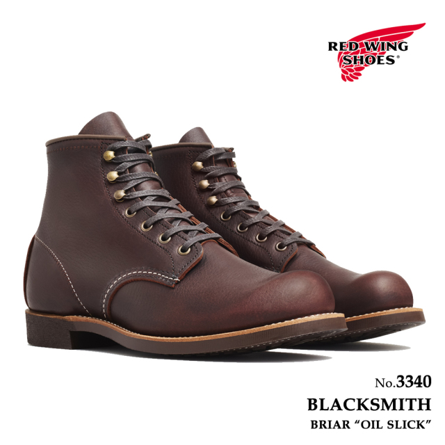 レッドウィング REDWING 3340 レッドウィング ブラックスミス ブライアー「オイルスリック」