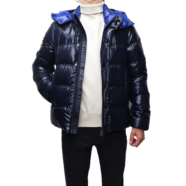 DUVETICA ネイビー ダウンジャケット 44 デュベティカ アネイリン ダウンジャケット メンズ DUVETICA ANEIRIN