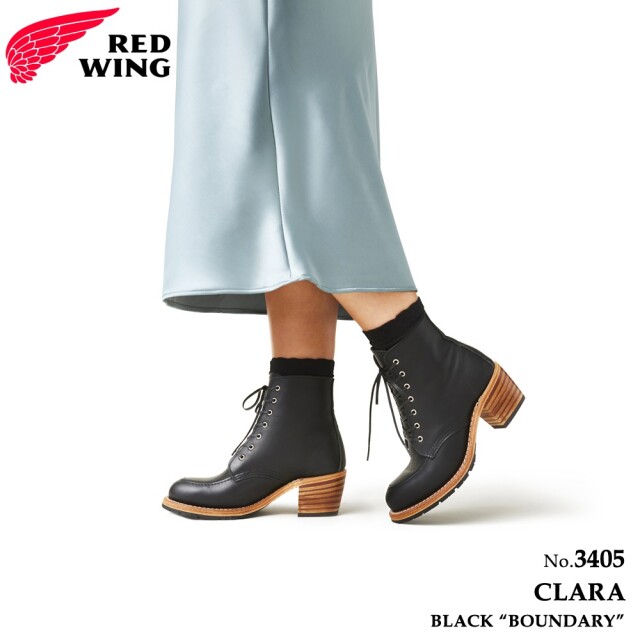 レッドウィング REDWING 3405 CLARA レディース ブーツ クララ ブラック バウンダリー レッドウイング