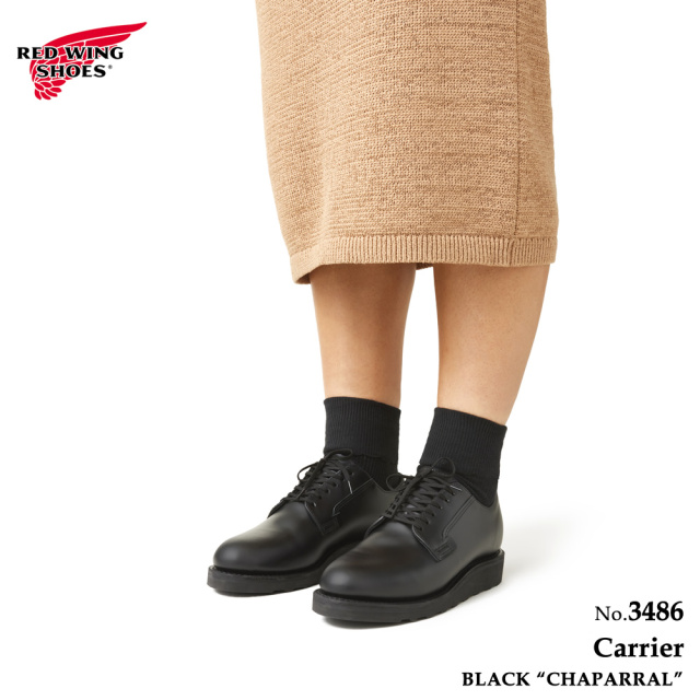 レッドウィング REDWING 3486 CARRIER レディース キャリア ブラック シャパラル レッドウイング