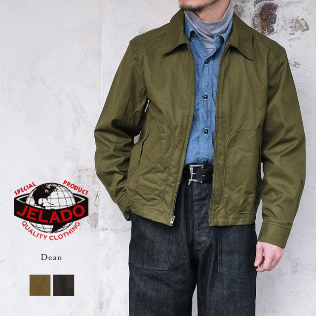 JELADO ジェラード SG01411 Dean ディーン スウイングトップ ブルゾン ベンタイル コットン 日本製 メンズ  〔FL〕