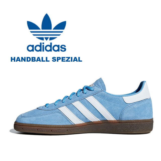 アディダス オリジナルス ハンドボール スペツィアル 靴 スニーカー シューズ メンズ adidas Originals HANDBALL SPEZIAL SHOES MENS Light Blue／ライトブルー 25cm／25.5cm／26cm／26.5cm／27cm／27.5cm／28cm BD7632
