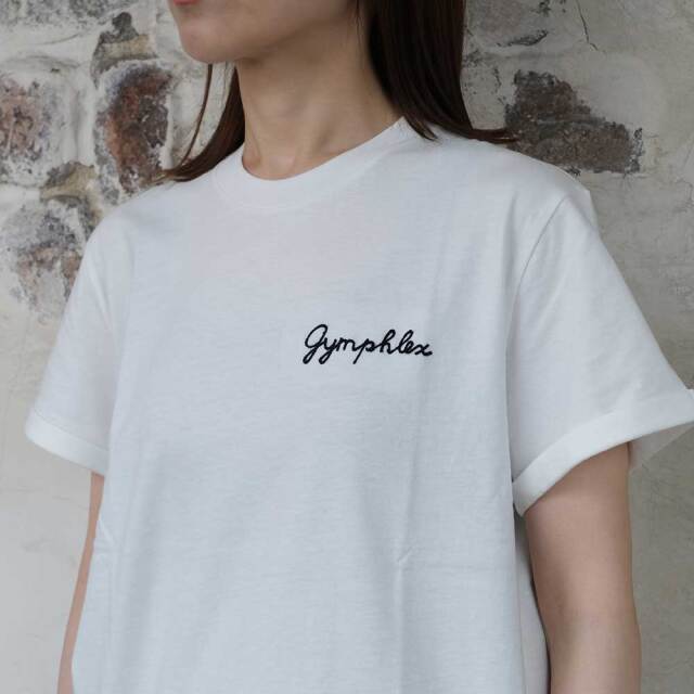 メール便可】 ジムフレックス 刺繍 ロゴ Tシャツ レディース