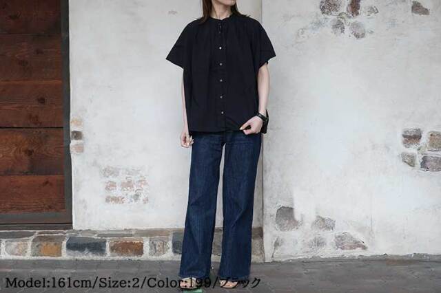 ドミンゴ ブロカント インドボイル フロンセシャツ レディース 36-322X DOMINGO ドミンゴ ブロカント インドボイル フロンセシャツ