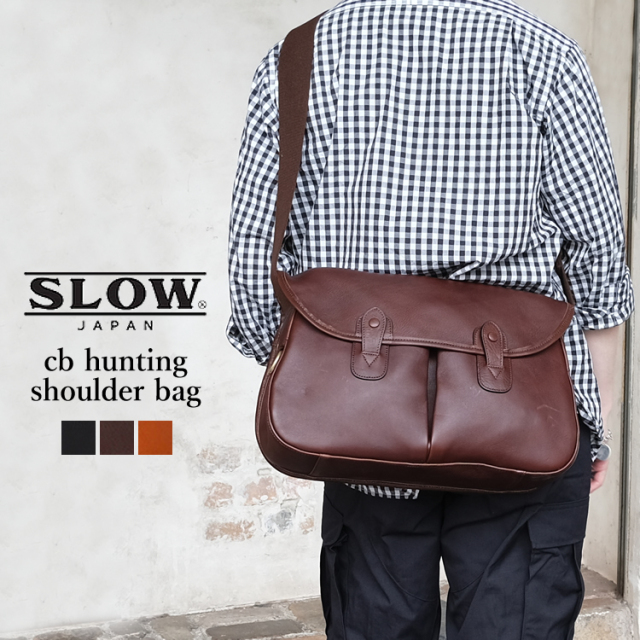 SLOW スロウ　ショルダーバッグ　フラップウエスバック　茨木レザー SLOW スロウ ショルダーバッグ フラップウエスバック 茨木レザー