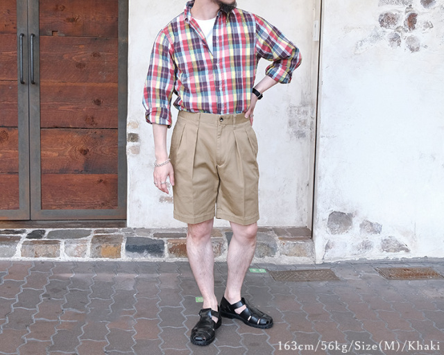 BARNSTORMER バーンストーマー 1402P 2P DRESS CHINO SHORTS 2