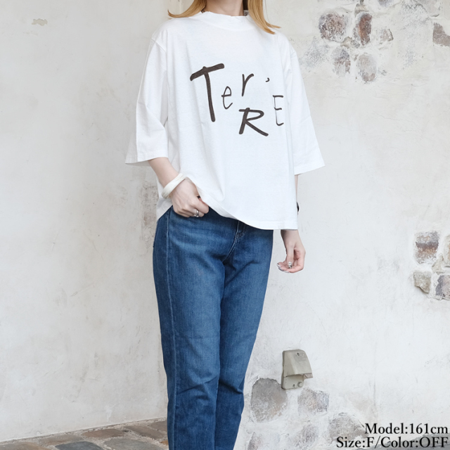 メール便可】 ツムグ ラフィ天竺 プリントTシャツ レディース