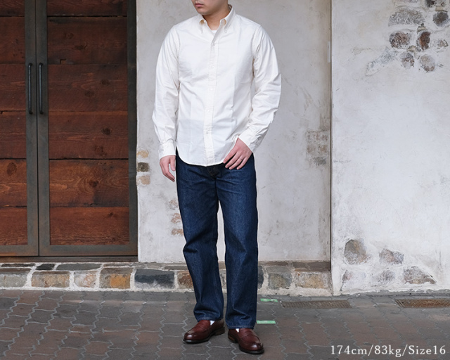 美品 FAR EAST MANUFACTURING オックスフォード BDシャツ FAR EAST MANUFACTURING 