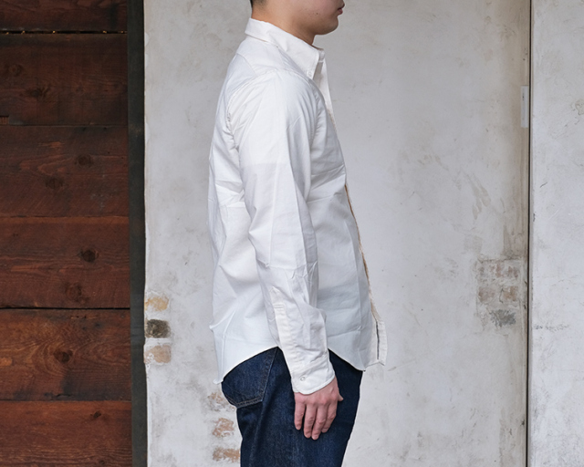 ファーイーストマニュファクチャリング オックスフォード BDシャツ エクリュ ファーイーストマニュファクチャリング オックスフォード BD