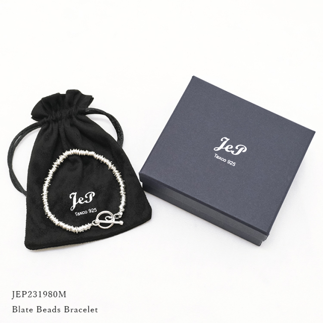 JeP ジェーイーピー JEP231980M Blate Beads Bracelet ブレートビーズブレスレット メキシカンジュエリー シルバー925 ハンドメイド メキシコ製 〔FL〕