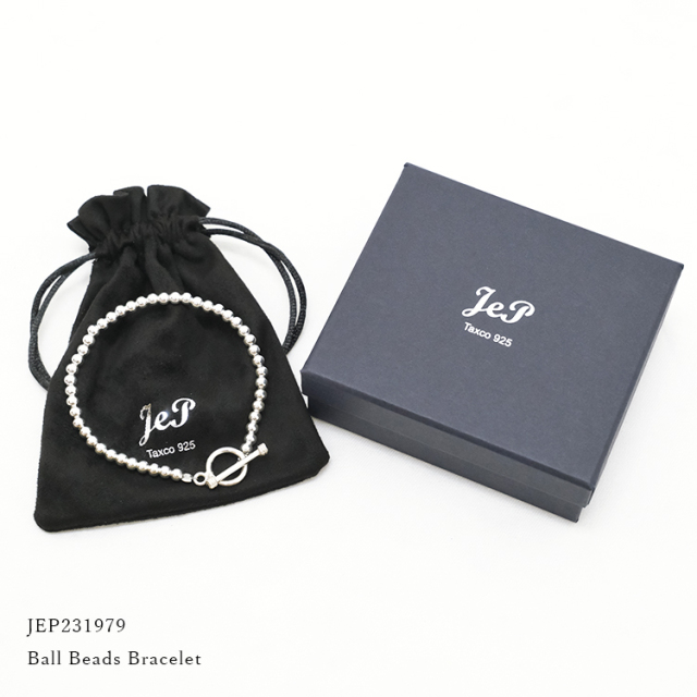 JeP ジェーイーピー JEP231979 Ball Beads Bracelet ボールビーズブレスレット メキシカンジュエリー シルバー925 ハンドメイド メキシコ製 〔FL〕