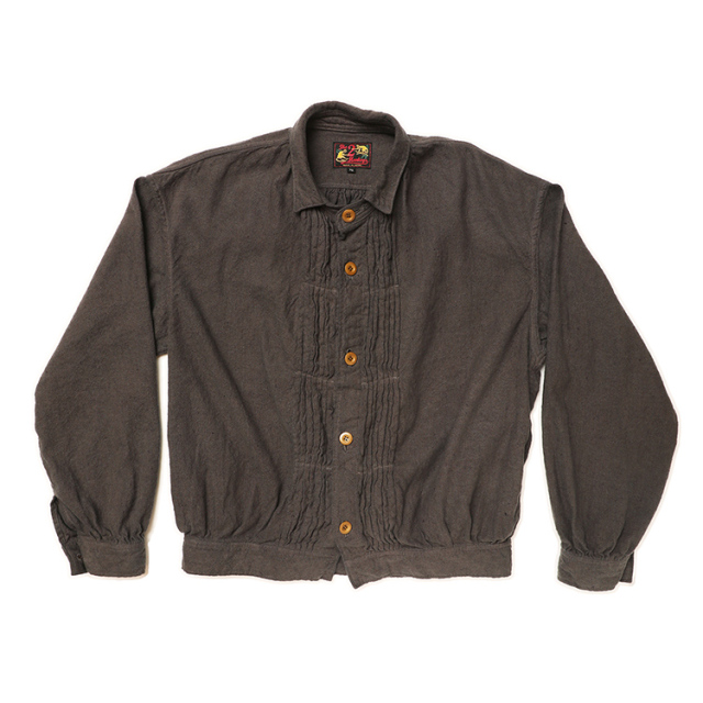 The 2 Monkeys フレンチワークブラウス　L The 2 Monkeys French Work Blouse （フレンチワークブラウス
