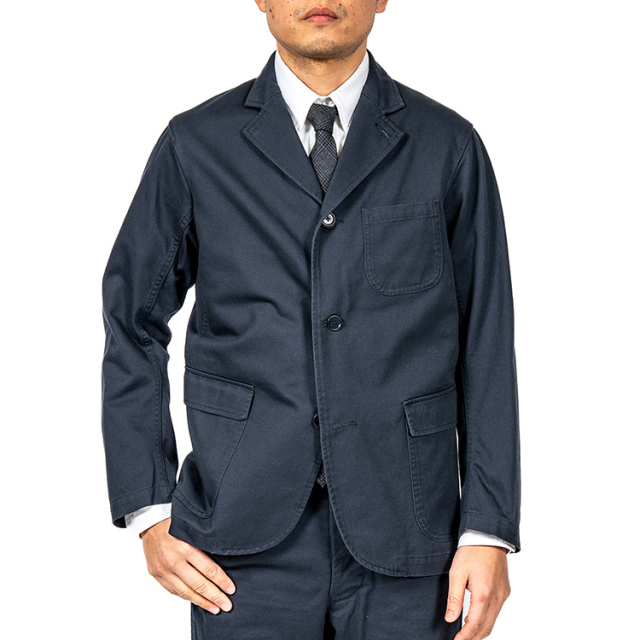 別注 workers ワーカーズ ラウンジジャケット 38 NAVY WORKERS Lounge Jacket,UN Lining, Navy Chino – by CITRON