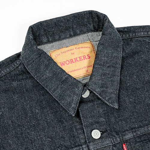 Workers ワーカーズ Lot857 Black Denim Jacket デニムジャケット