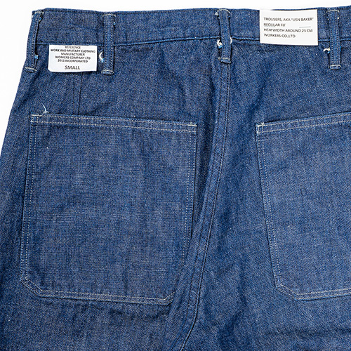 専用 WORKERS ワーカーズ デニムパンツ ベイカーパンツ ワークパンツ ワーカーズ WORKERS ブラックデニム ベイカーパンツ スリム