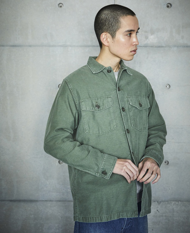 orSlow オアスロウ 03-8045-216 U.S Army Fatigue Shirt US