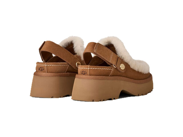 スエード×シープスキン どの角度から見てもセンスが光るデザインクロッグ