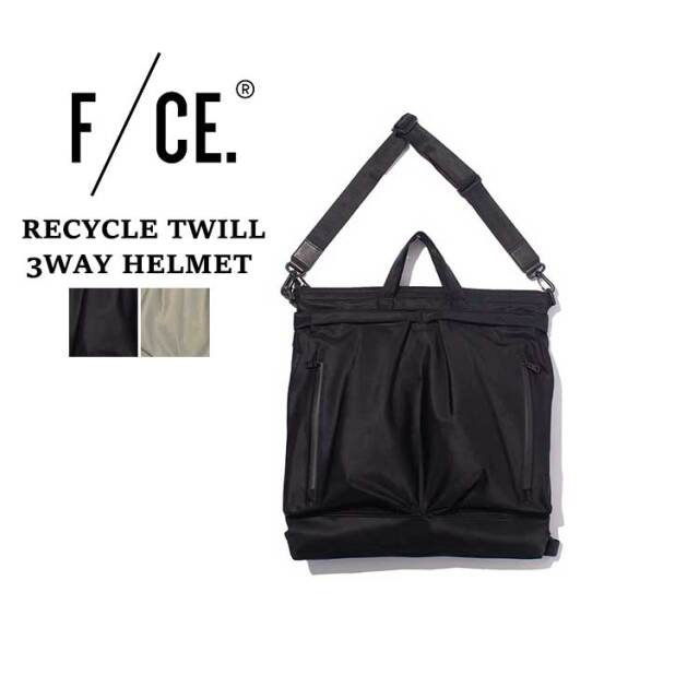 F/CE.エフシーイー3WAY ヘルメットバッグ　ショルダー　リュック　ブラック F/CE.エフシーイー3WAY ヘルメットバッグ ショルダー リュック