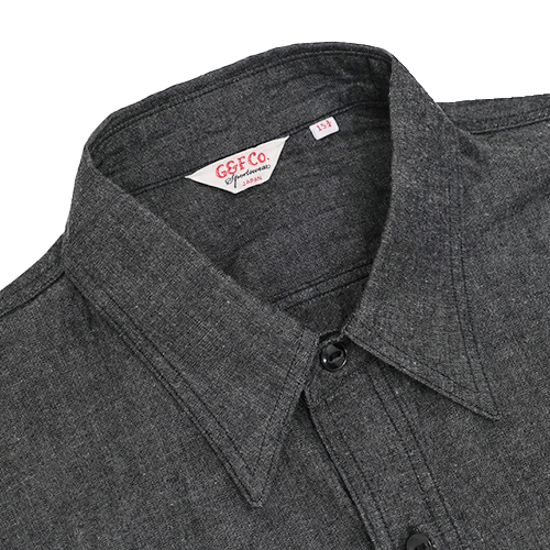G&F Co. ジーアンドエフ CHAMBRAY SHIRT シャンブレーシャツ