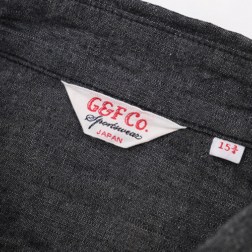 G&F Co. ジーアンドエフ CHAMBRAY SHIRT シャンブレーシャツ