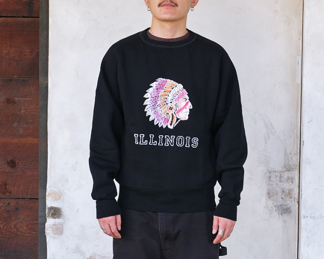 JELADO ジェラード AB12201 ILLINOIS Flocky Pt Sweat フロッキー