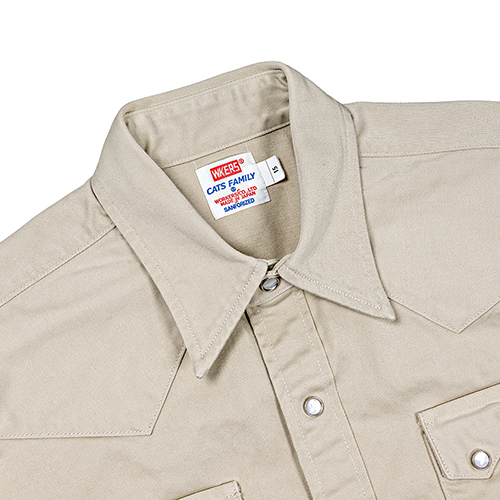 Workers ワーカーズ Cats Family Western Shirt キャッツファミリー