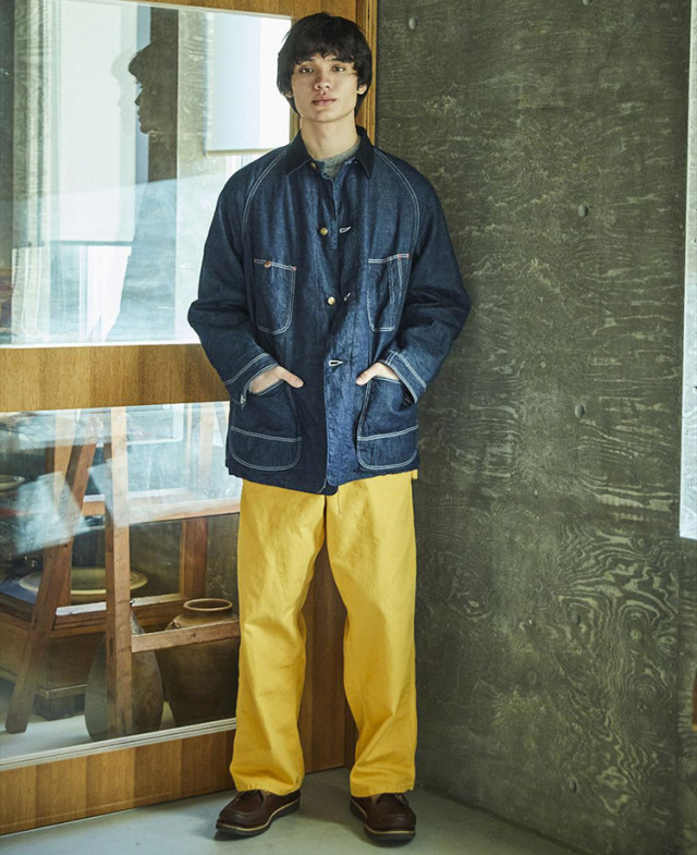 orSlow オアスロウ 01-6144-81 Wool Liner Relax Fit Denim Coverall