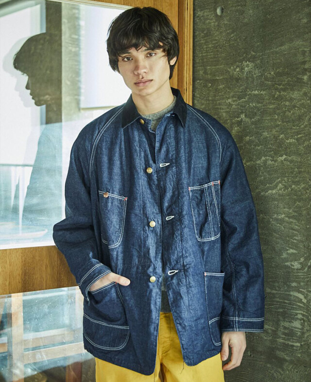 orSlow オアスロウ 01-6144-81 Wool Liner Relax Fit Denim Coverall