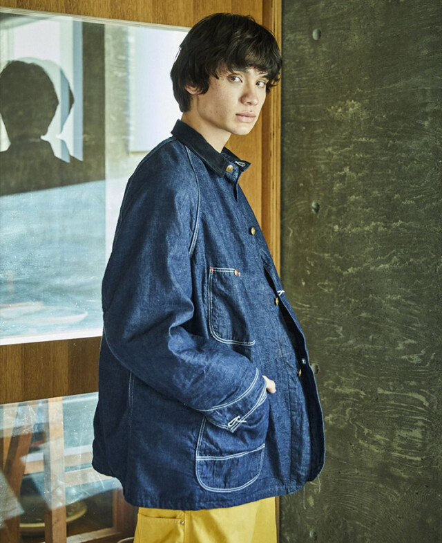 ヴィンテージ　デニムカバーオール ウールライナー付き orSlow オアスロウ 25AWシーズナル ウール ライナー リラックス