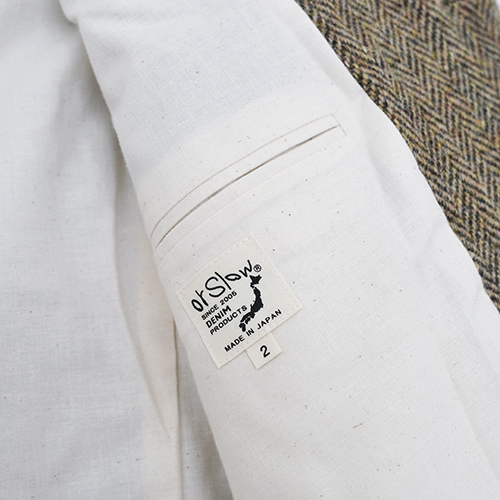 orSlow オアスロウ 01-6153-H47 Relax Fit Harris Tweed Jacket