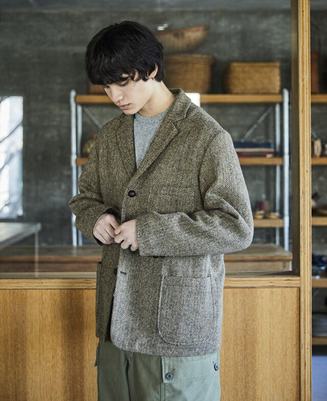 orSlow オアスロウ 01-6153-H47 Relax Fit Harris Tweed Jacket