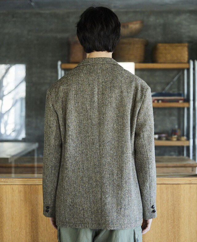 orSlow オアスロウ 01-6153-H47 Relax Fit Harris Tweed Jacket orSlow オアスロウ 01-6153-H47 Relax Fit Harris Tweed Jacket