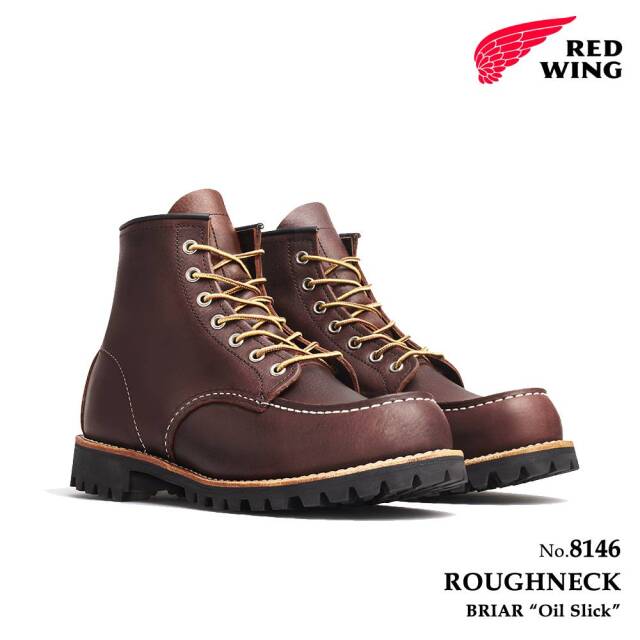 REDWING レッドウィング メンズ ブーツ  ラフネック ブライアー「オイルスリック」 8146