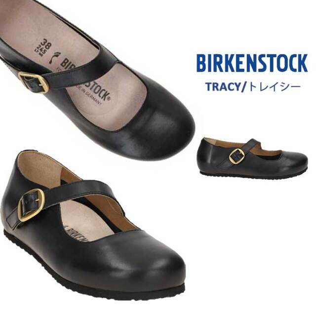 ビルケンシュトック BIRKENSTOCK メリージェーン トレイシー レディース 1018132 メリージェーンシューズ フラットシューズ TRACY ナロー幅 幅狭 ブラック 36 37 38 39 23ccm 24cm 24.5cm 25cm