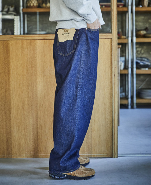 パンツ orSlow 楽天市場】orslow[オアスロウ] SUPER DAD'S DENIM PANTS [01