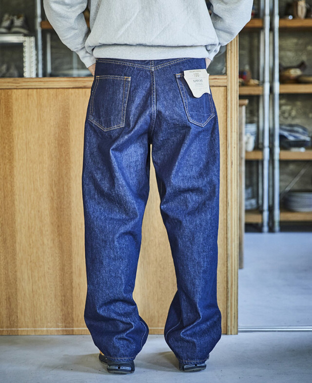交換往復送料無料】orSlow オアスロウ 01-1100W-81 Super DAD'S Denim