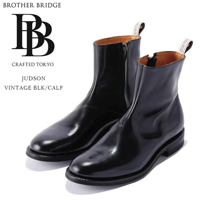 BROTHER BRIDGE ブラザーブリッジ JUDSON ジャドソン Vintage BLK Calf